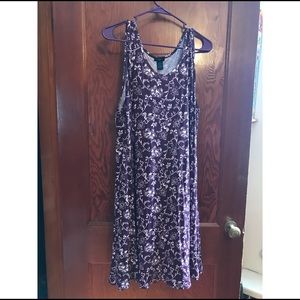 Floral/ Elephant Swing Dress- XL
